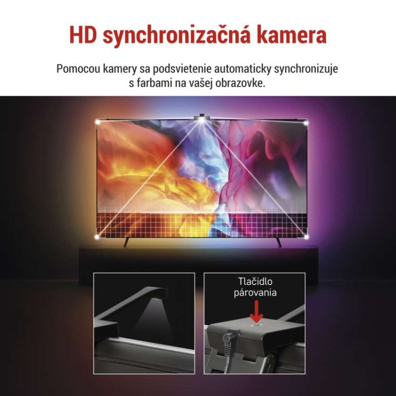 GOSMART AMBIENTNÍ OSVĚTLENÍ TV 75" 5