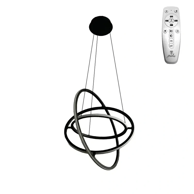 LED závesné svietidlo na lanku + diaľkový ovládač 105W - J4350/B 8