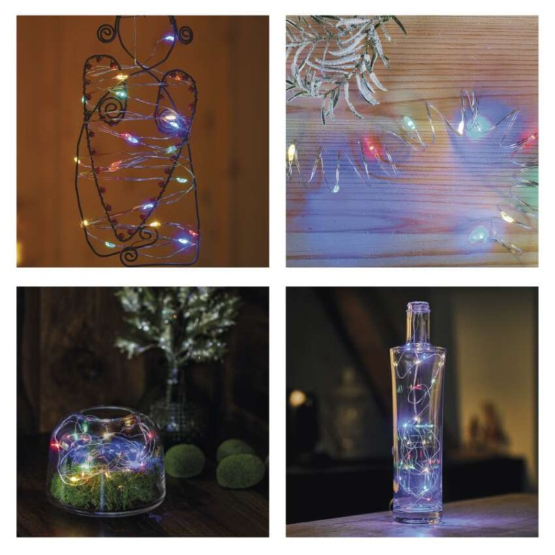 Vian.reťaz NANO 20LED 1,9M Silver 8