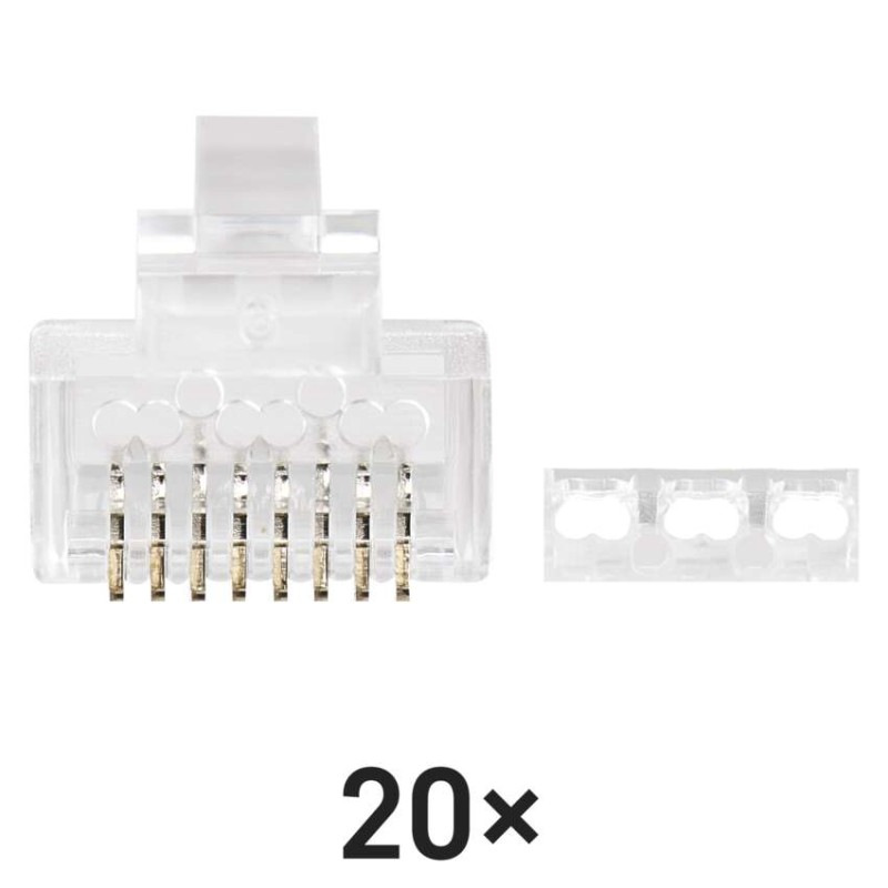 Konektor RJ45 UTP CAT6 drôt  K0103 4