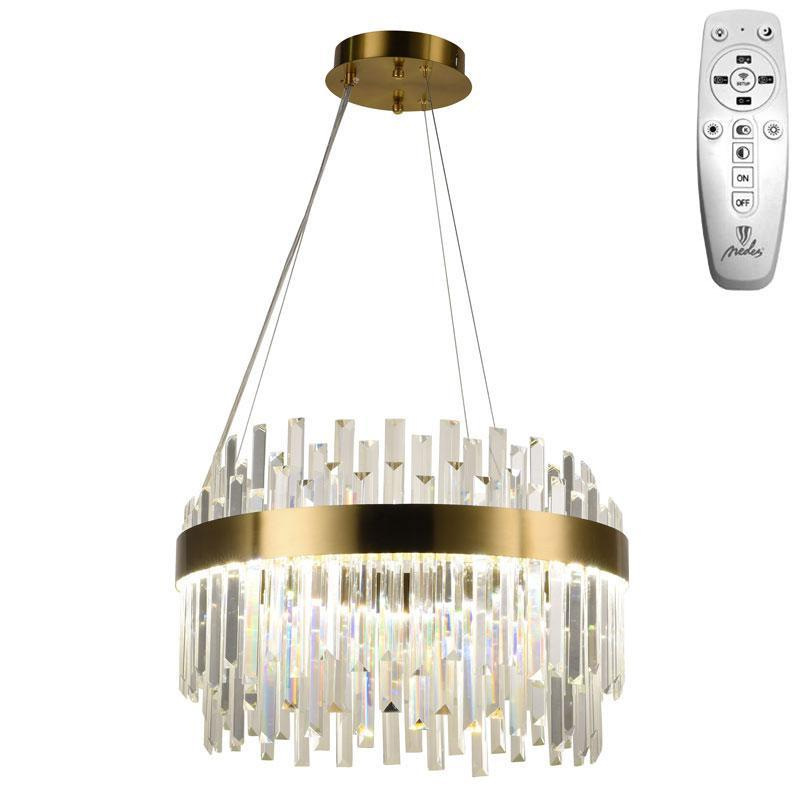 LED krištáľové svietidlo + diaľkový ovládač 70W - J6310/C 7