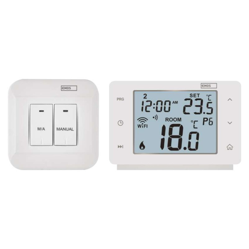 Termostat izbový GOSMARTs WIFI P56211 bedrôtový EMOS 9