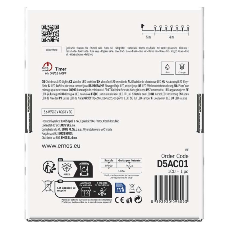 Cherry řetěz kuličky TIMER 4M CW ZY2022T 10