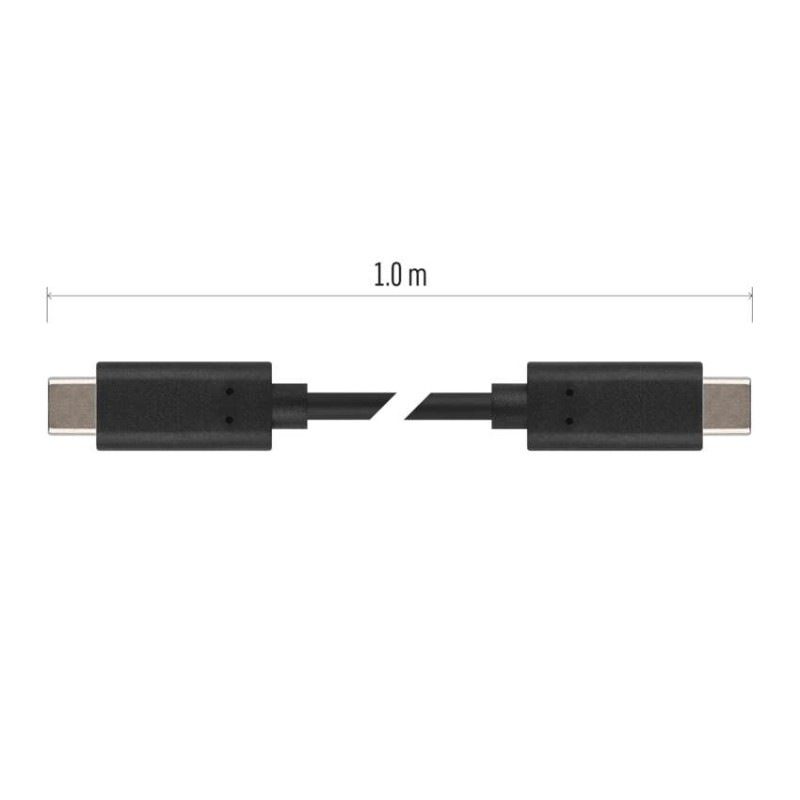 USB 2.0 C/M-C/M 1M ČERNÁ 8