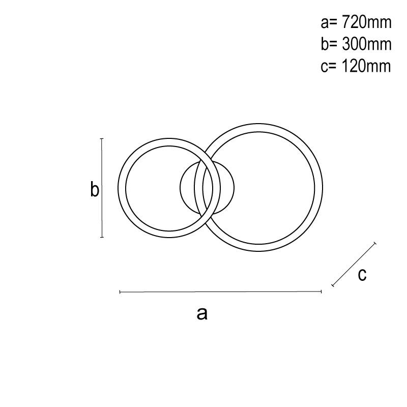 LED stropné svietidlo s diaľkovým ovládačom 110W - J3355/G 7