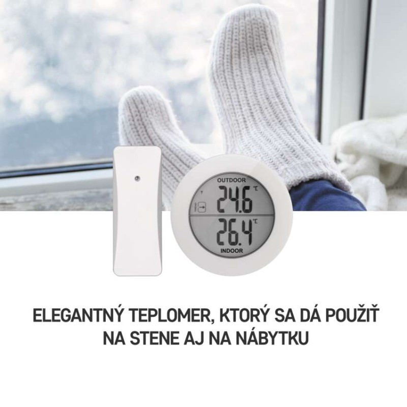 Teplomer E0129 bezdrôtový digitálny EMOS 2