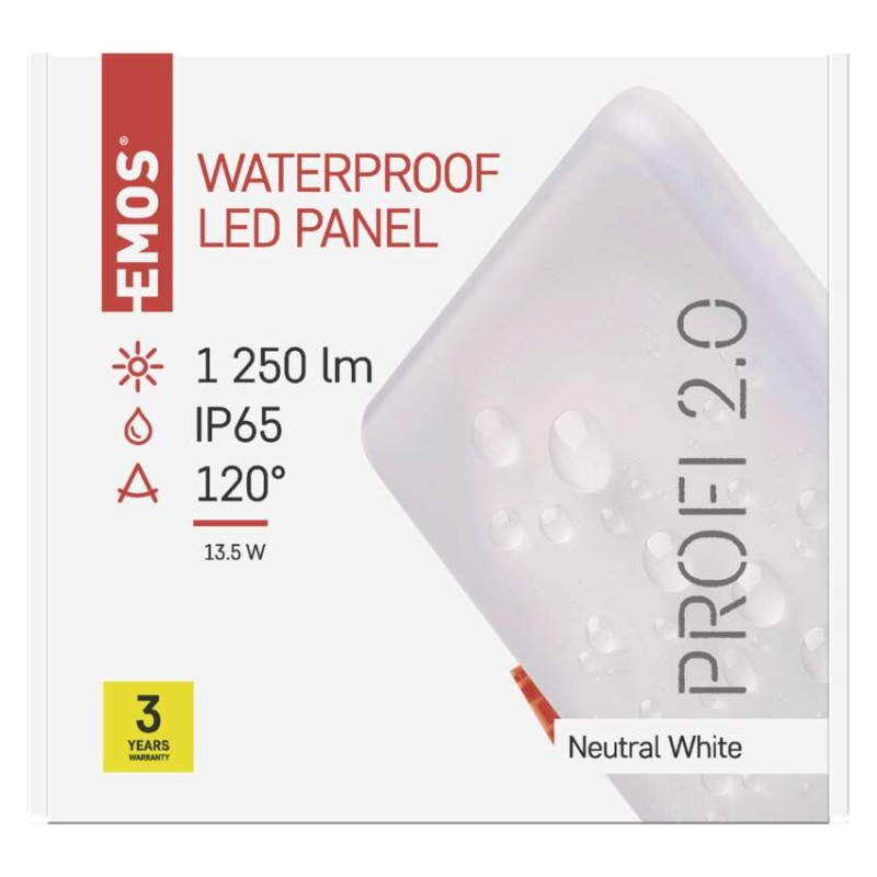 SVIETIDLO LED VIXXO 13,5W ZV2142 NW IP65 štvorec 155×155mm 7