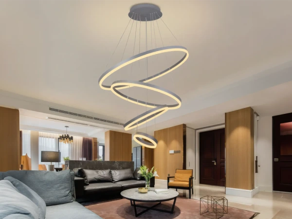 LED visiace svietidlo + diaľkový ovládač 135W - J4314/S 3