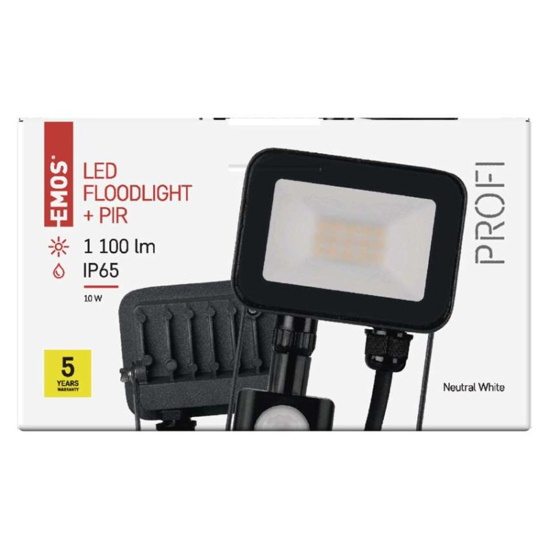 LED REFLEKTOR PROFI 10W 1100LM PIR 10