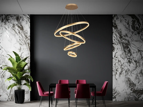 LED visiace svietidlo + diaľkový ovládač 135W - J4314/G 8