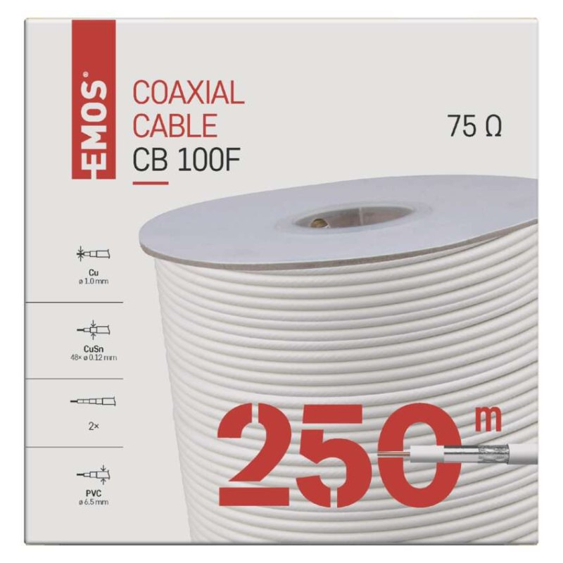 KABEL KOAX.CB100F 250M BOX 2