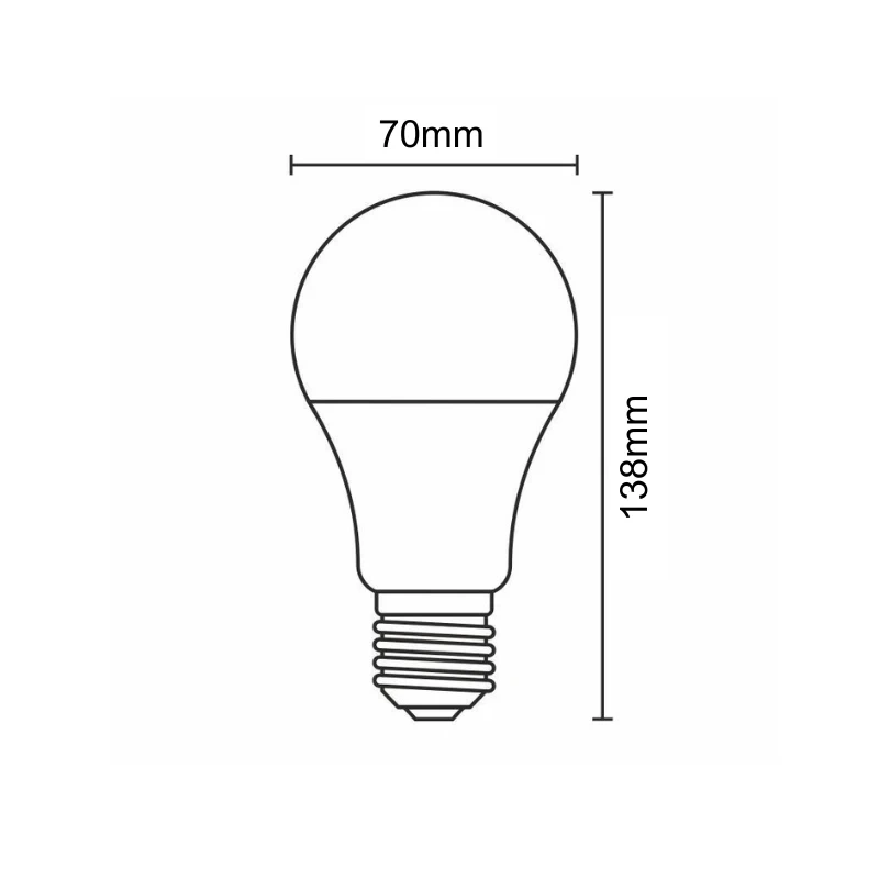 LED žiarovka 18W - A70 / E27 / SMD / 4000K - ZLS527 4