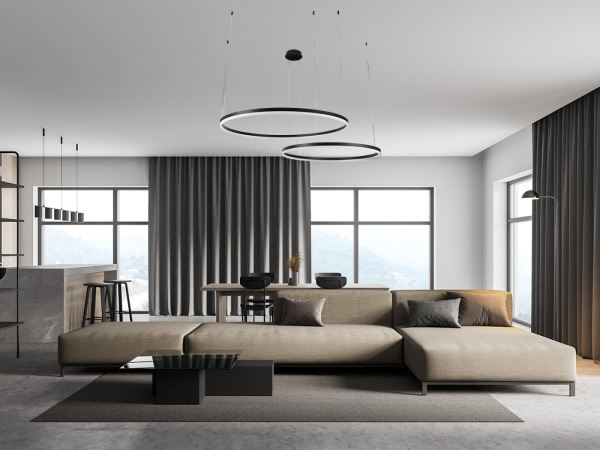 LED závesné svietidlo s diaľkovým ovládačom 100W - J4382/B 8