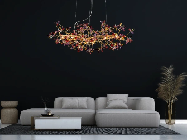 Luxusný závesný krištáľový luster 13 x G9 - CA032/1200L 3