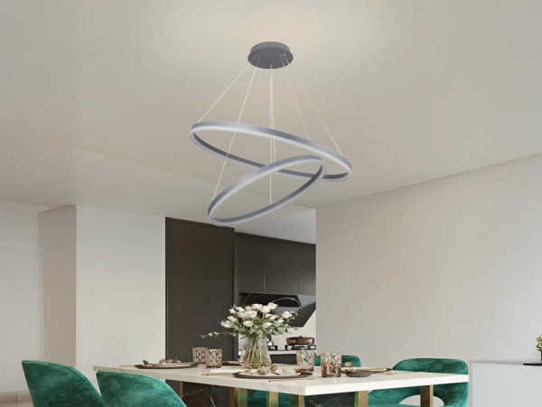 LED visiace svietidlo + diaľkový ovládač 100W - J4311/S 6