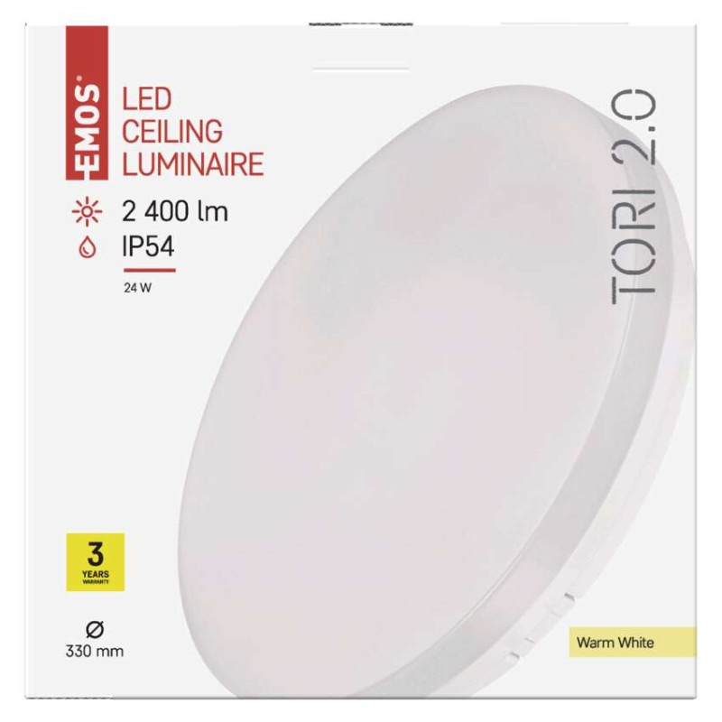 LED TORI PŘ.KR 24W IP54 WW B 8