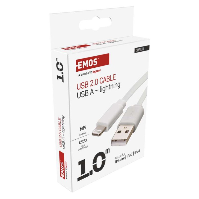 USB 2.0 A/M - i16P/M 1M BÍLÁ 5
