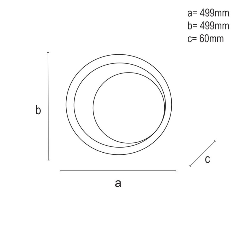 LED stropná lampa + diaľkový ovládač 85W - J1309/W 11