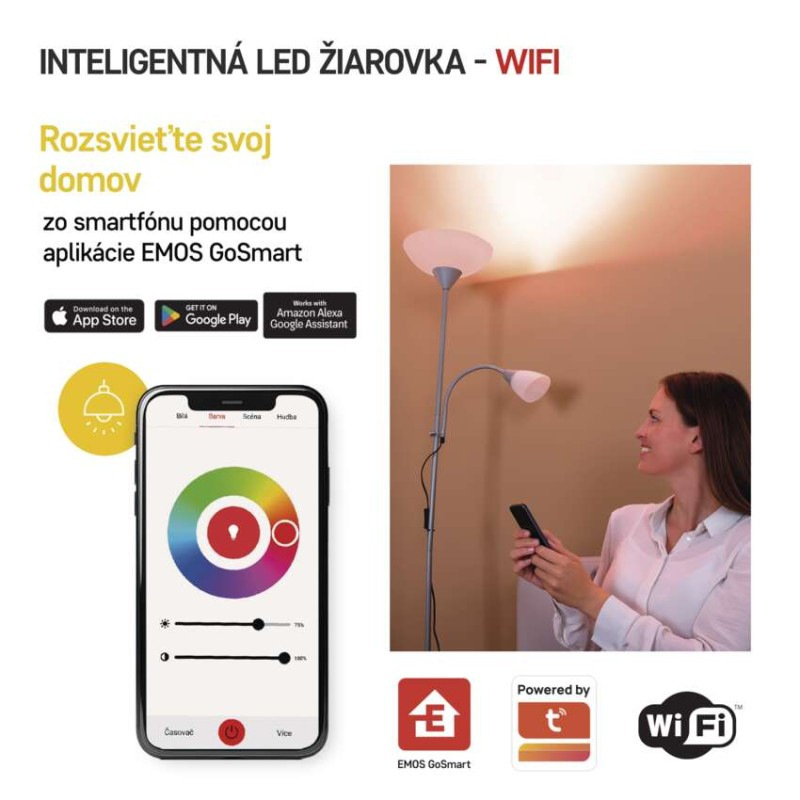 GOSMART LED A60 14W(94W) 1400lm E27 WIFI 3