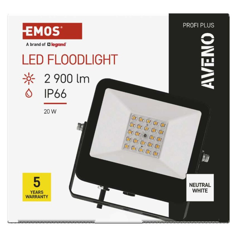 LED REFLEKTOR AVENO 20W 2900LM IP66 NW 8
