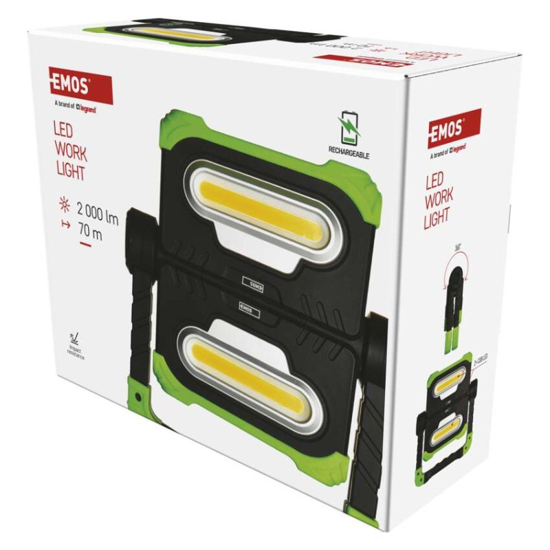 Reflektor LED P4536 2000lm 8000A 3,7V nabíjací prenosný EMOS 12