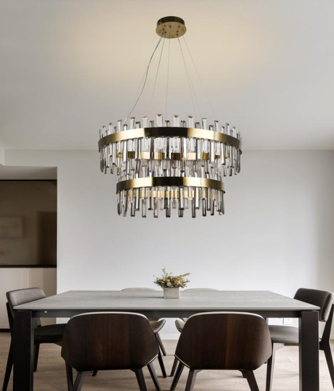 LED krištáľové svietidlo + diaľkový ovládač 190W - J6343/C 2