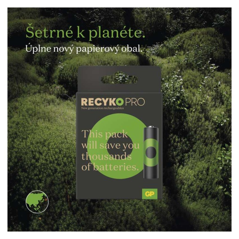 GP nabíjecí baterie ReCyko Pro AA (HR6) 3