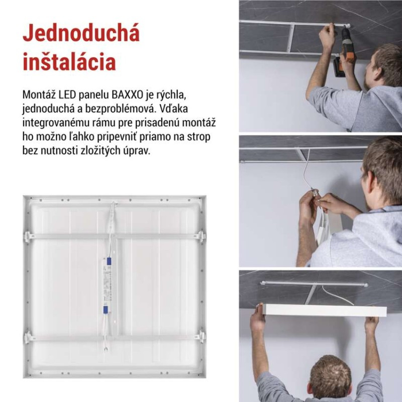 LED Panel 600x600mm 36W 4320lm IP20 NW EMOS 5