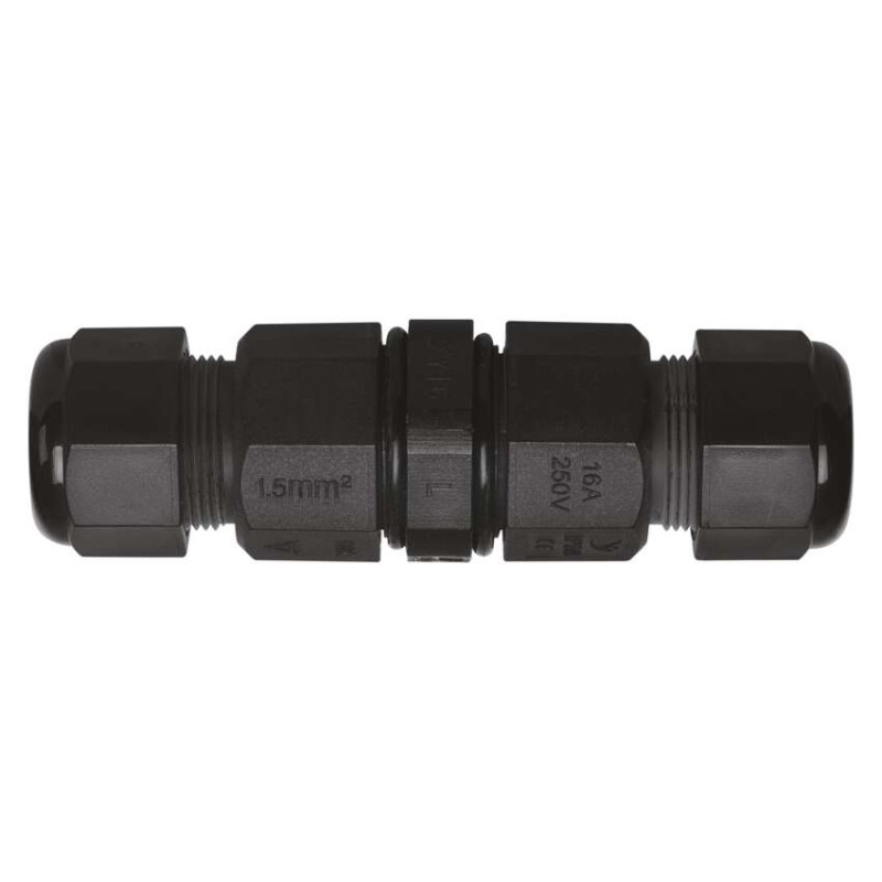 Káblová spojka 3x2,5 plast.trubička priama 250V IP68 ZS9010
