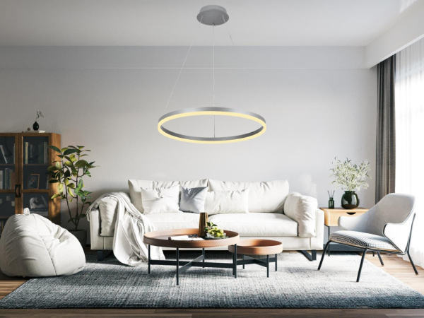 LED závesná lampa na lanku + diaľkový ovládač 42W - J4308/S 5