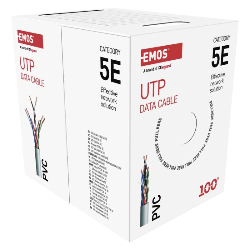 UTP KABEL CAT5E PVC BASIC 100M PAPER BOX 10