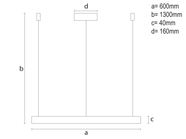 LED závesné svietidlo s diaľkovým ovládačom 42W - J4378/B 3