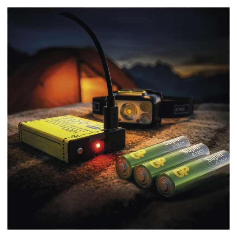 Čelovka LED nabíjateľná, 550lm, 3xAAA P3546 9