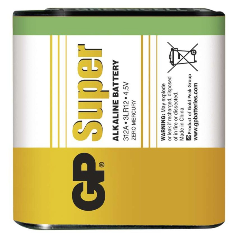 BATERIE GP Super 4,5V 312A