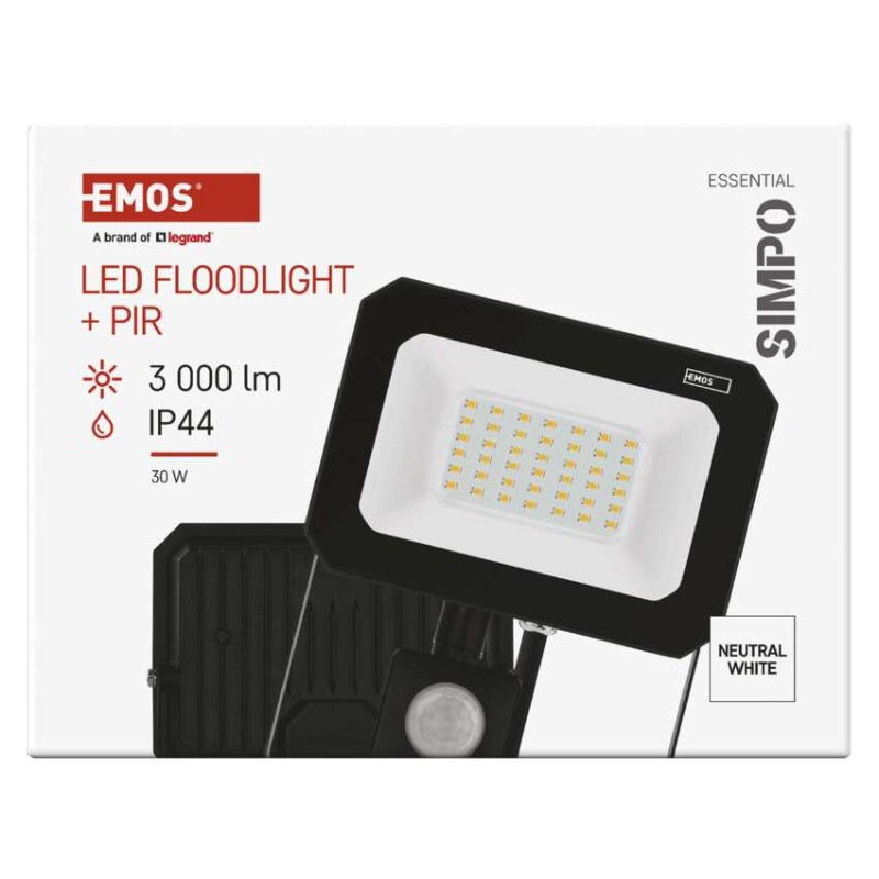 LED REFLEKTOR SIMPO 30W 3000LM IP44 NW P 11