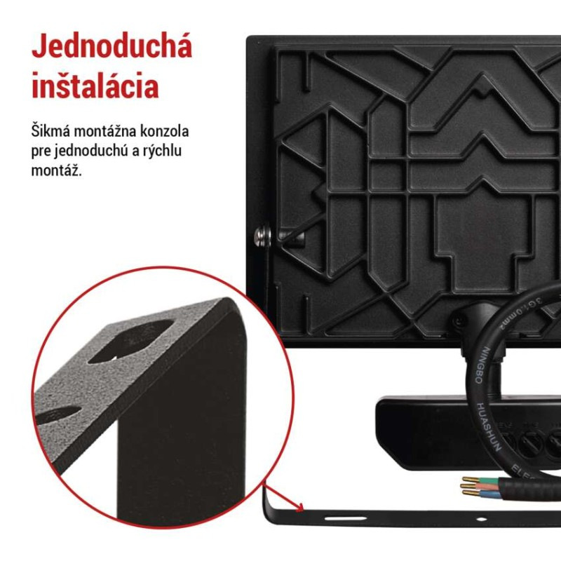 LED REFLEKTOR TAMBO 50W 5000LM PIR 8