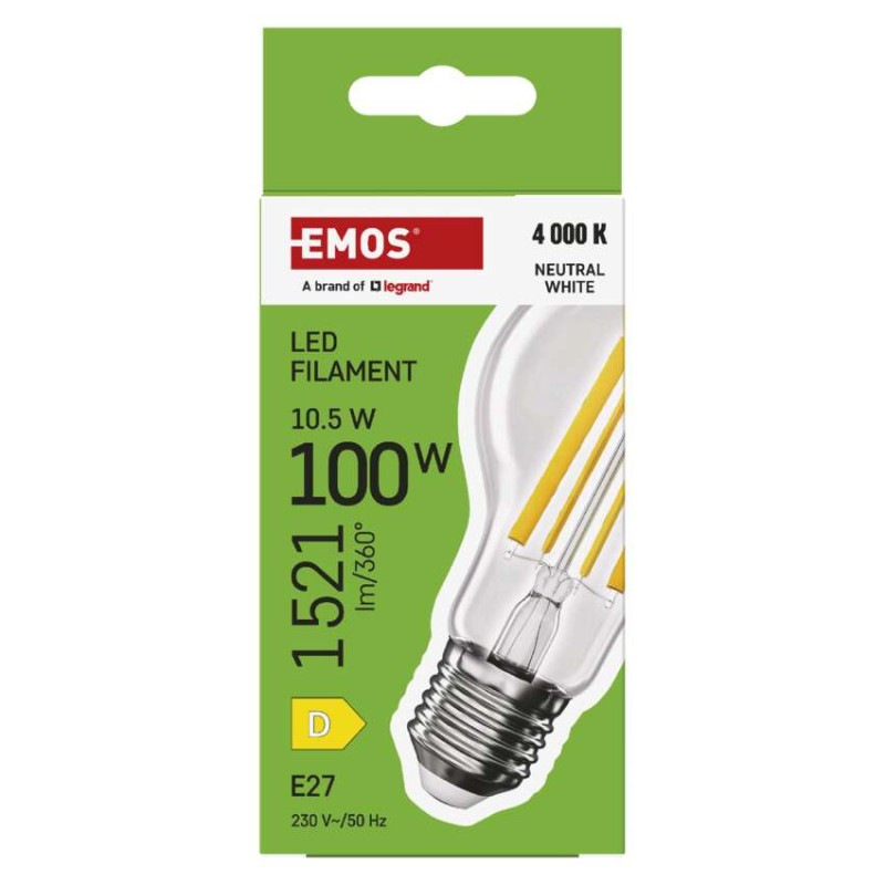 Žiarovka LED FLM A60 10,5W(100W) 1521lm E27 ZF5D63 neut.biela 5