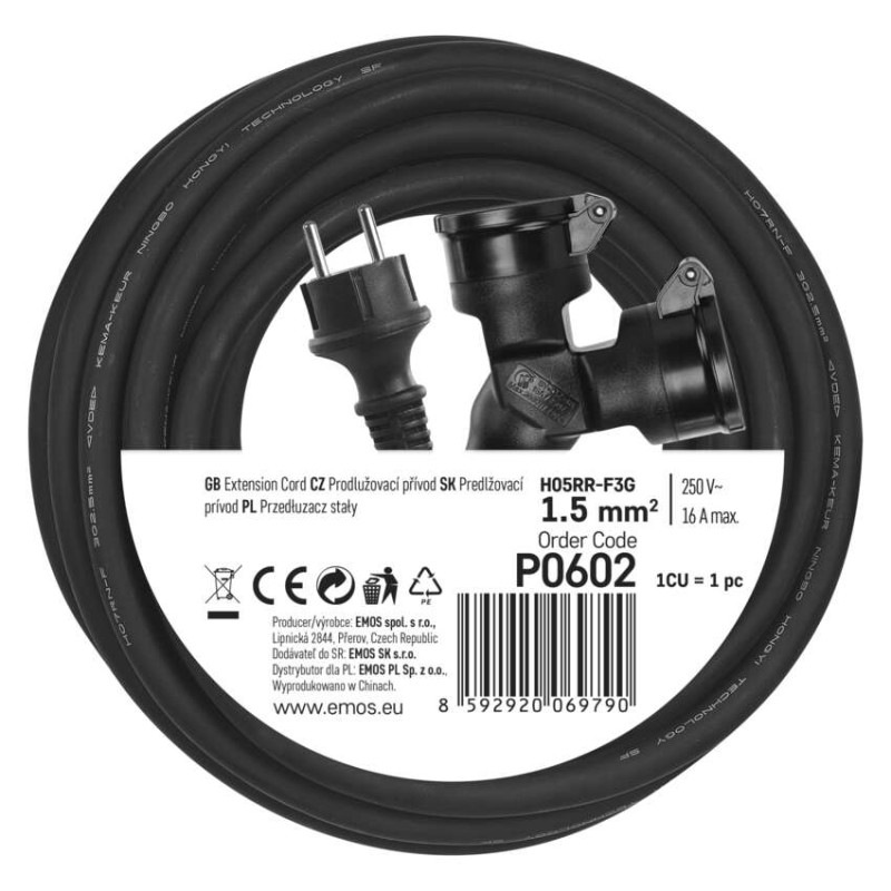 PRODL. 2Z 15M 3× 1,5 GUMA,IP44 9