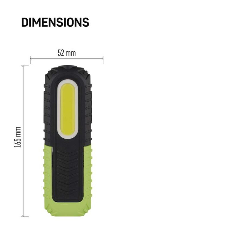 LED NABÍJECÍ PRACOVNÍ SVÍTILNA 5W COB + 3