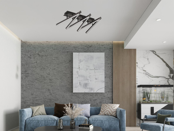 LED stropné svietidlo s diaľkovým ovládačom 75W - J3371/BCH 11