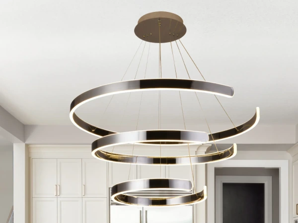 LED visiace svietidlo + diaľkový ovládač 220W - J4329/CH 7