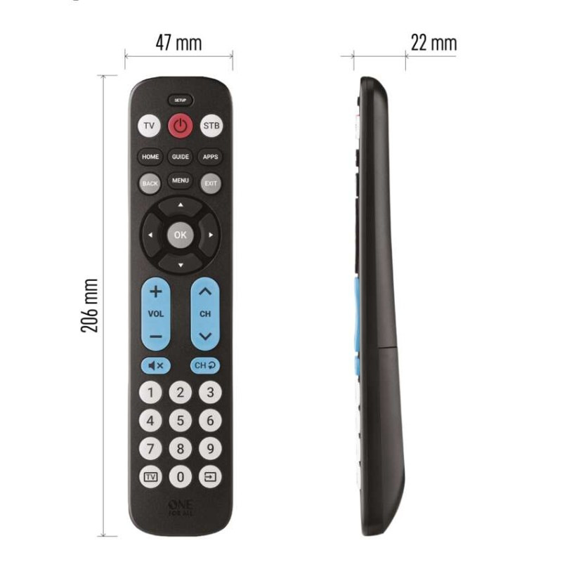 D.O. OFA BIG BUTTON REMOTE 8