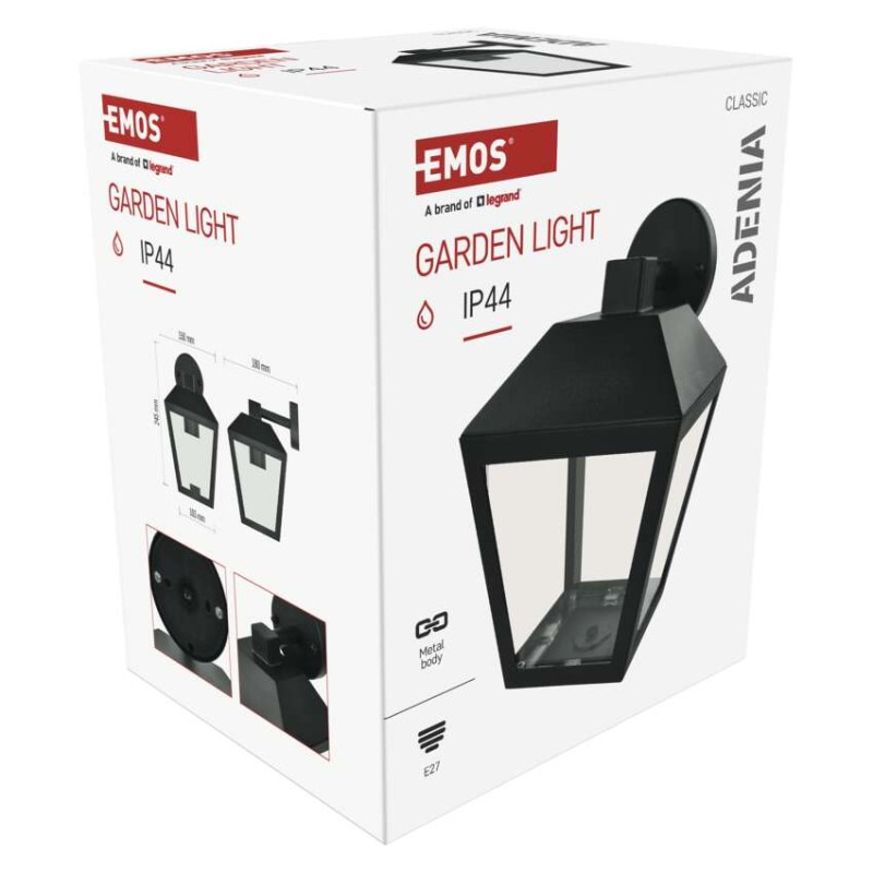 LED ZAHRADNÍ SVÍTIDLO,E27,IP44,MAX 15W,N 13