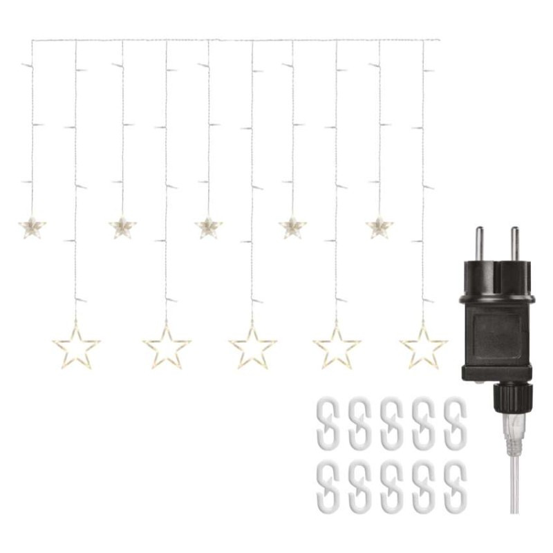 115LED CURTAIN STARS WW 7
