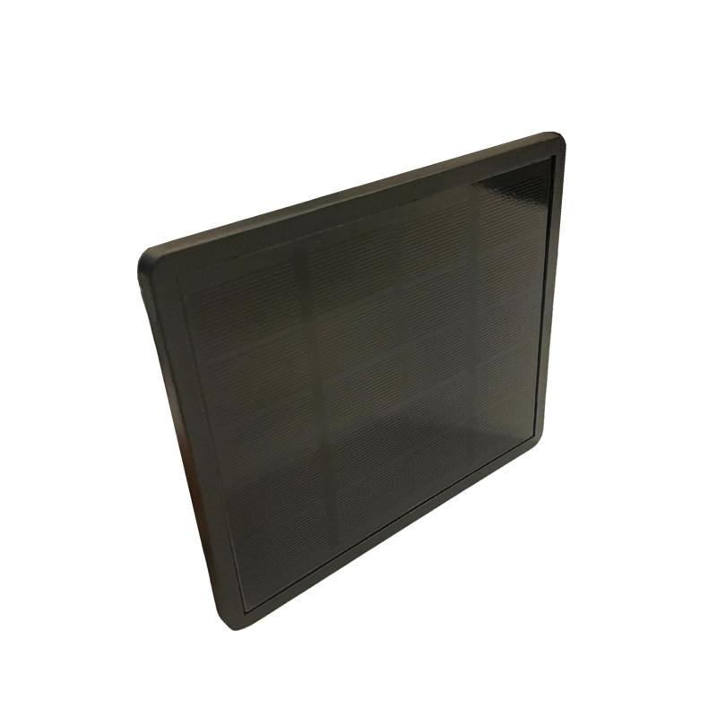 LED čierne vonkajšie solárne svietidlo so senzorom 12W / 3000K - 4100K - 6500K - LS022 6