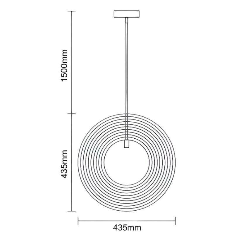 Závesné svietidlo z masívneho dreva E27 / 435 - WRE061 3