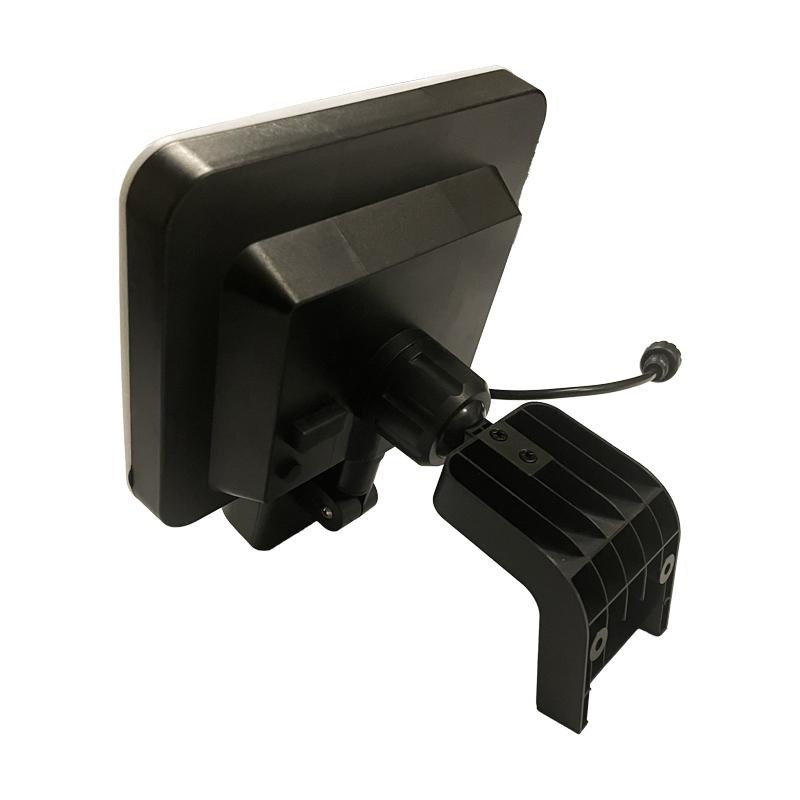 LED čierne vonkajšie solárne svietidlo so senzorom 12W / 3000K - 4100K - 6500K - LS022 16