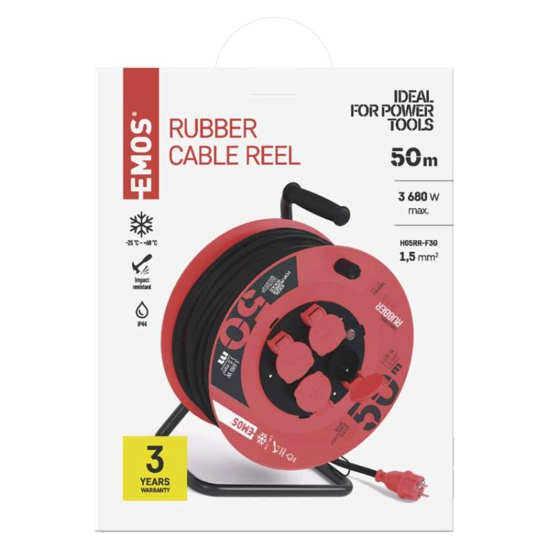 Káblový bubon predl. 4Z-50m H05RR-F3G IP44 P084501 EMOS 11