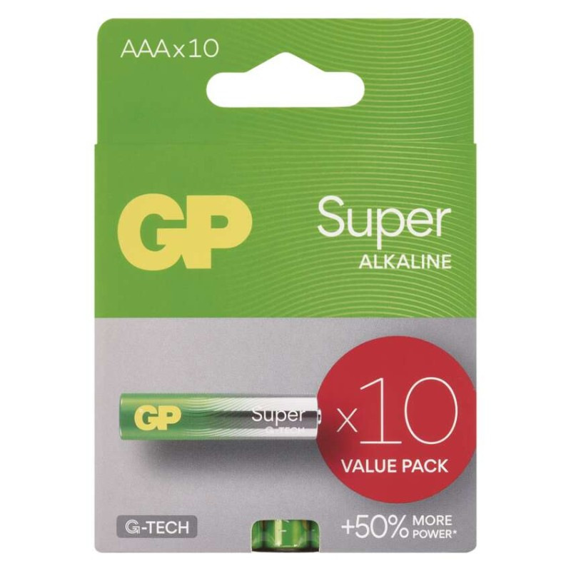 Batéria GP LR03 SUPER AAA bal.-10ks alkalická  B0111G