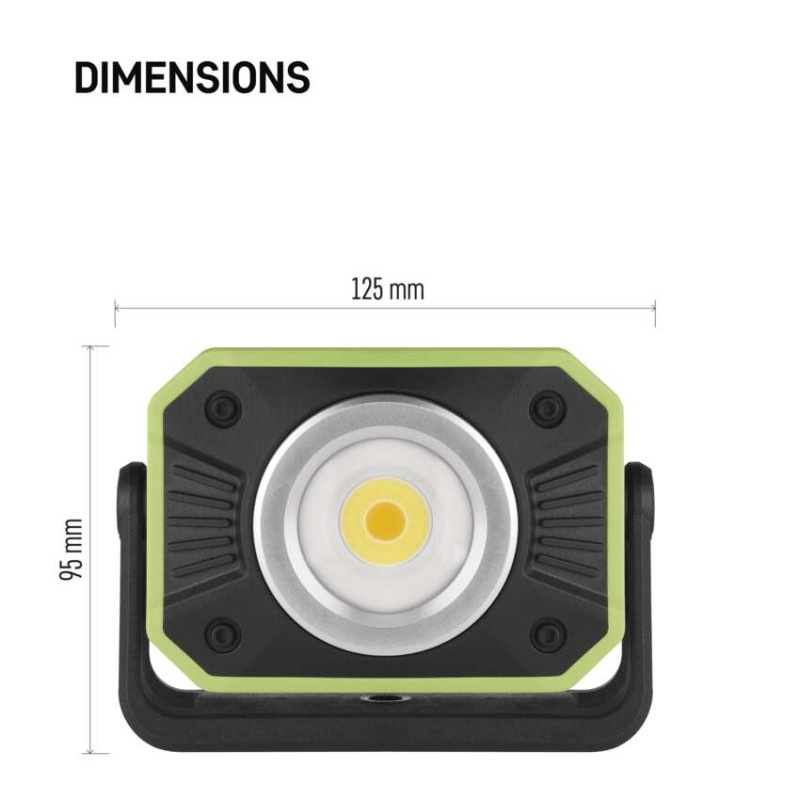 COB LED NABÍJECÍ PRACOVNÍ REFLEKTOR 900L